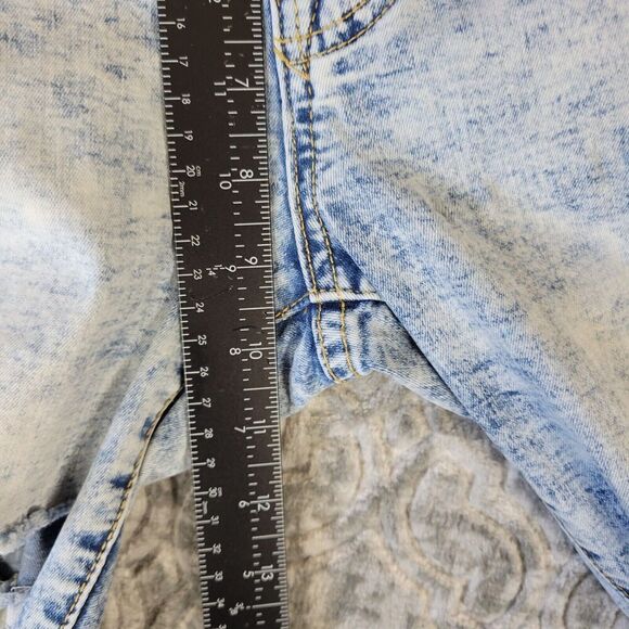 Buckle Black Jeans Mens 32x32 Acid Wash Premium Skinny Flex Distressed - Picture 14 of 16